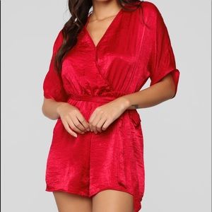 Enchanted Dreams Satin Romper